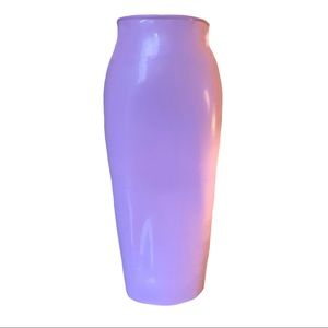 Lavender Pink Latex Pencil Skirt Size 4